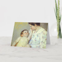 Baby's First Caress. c. 1890, Mary Cassatt