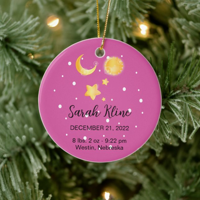 Baby's First Christamas Ceramic Ornament (Tree)
