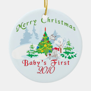 Baby's First Christmas 2010 Ornament