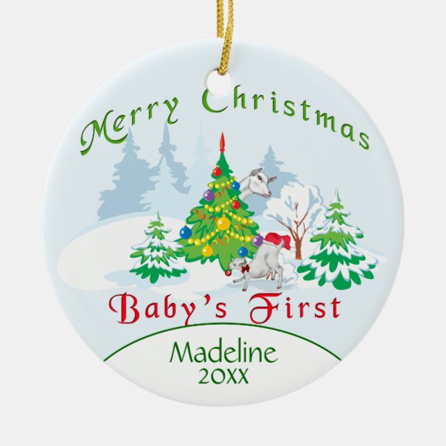Baby's First Christmas 20xx Ornament (Front)