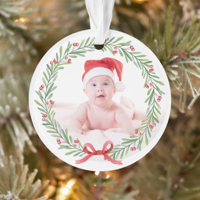 Baby's First Christmas Acrylic Ornament 2024 (Tree)