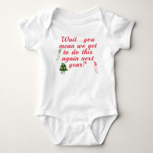Baby's First Christmas Baby Bodysuit