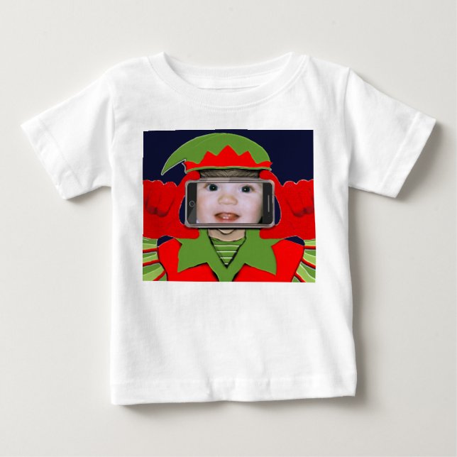 Baby's First Christmas Baby T-Shirt (Front)