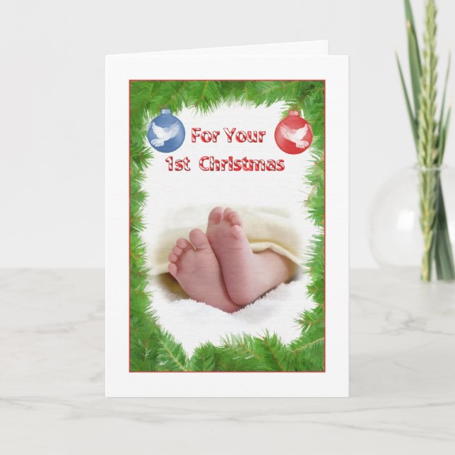 Baby's First Christmas Card (Front)