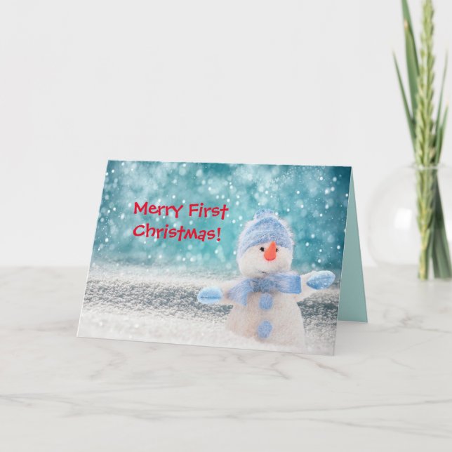 BABY'S FIRST CHRISTMAS CARD (Front)
