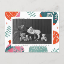 Baby's First Christmas Card