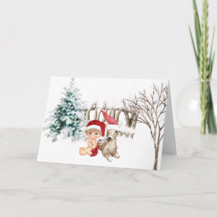 Baby's First Christmas Card