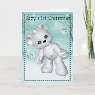 Baby's first Christmas card
