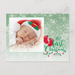 Baby's First Christmas Card