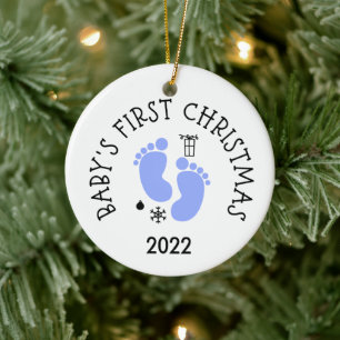 Baby's First Christmas Ceramic Tree Decoration