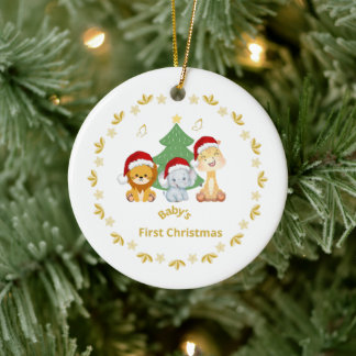 Baby's First Christmas. Ceramic Tree Decoration
