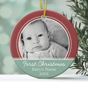 Babys First Christmas Ceramic Tree Decoration