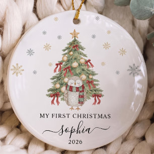 Baby's First Christmas Ceramic Tree Decoration