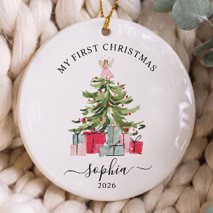 Baby's First Christmas Ceramic Tree Decoration