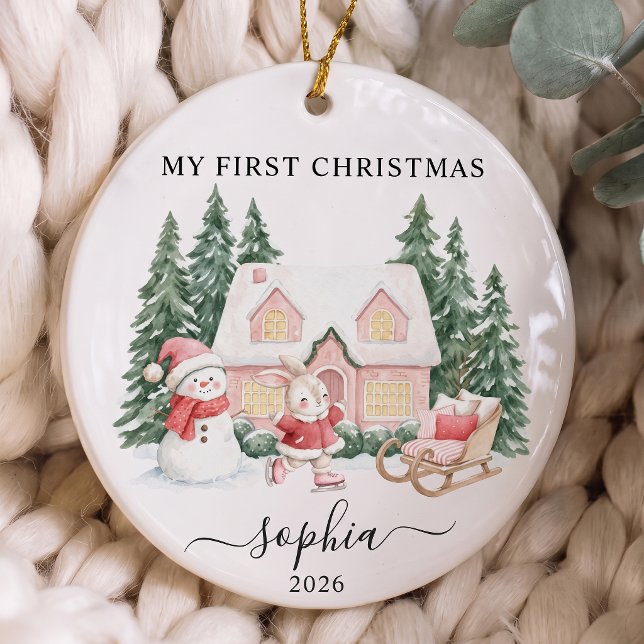 Baby's First Christmas Ceramic Tree Decoration (Creator Uploaded)