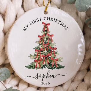 Baby's First Christmas Ceramic Tree Decoration
