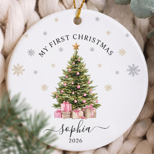 Baby's First Christmas Ceramic Tree Decoration