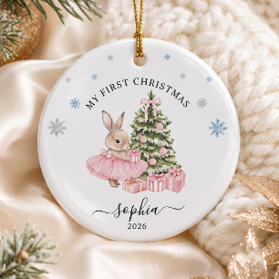 Baby's First Christmas Ceramic Tree Decoration