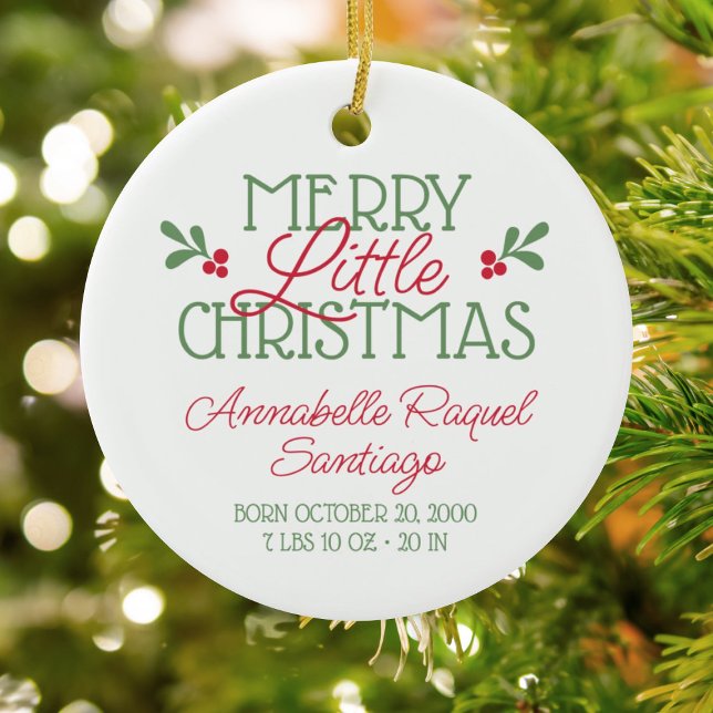 Baby's First Christmas Ceramic Tree Decoration (Creator Uploaded)