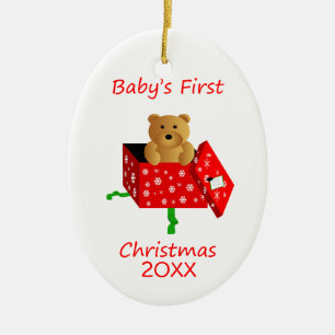 Baby's First Christmas Ceramic Tree Decoration