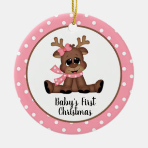 Baby's First Christmas Ceramic Tree Decoration