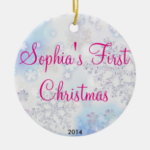 Baby's First Christmas Ceramic Tree Decoration