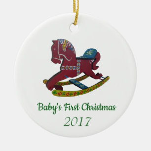 Baby's First Christmas Ceramic Tree Decoration