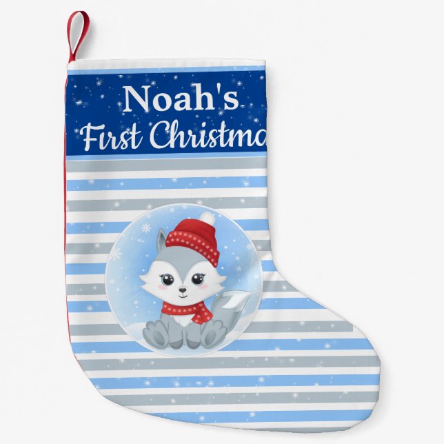 Babys First Christmas Christmas Stocking (Front)