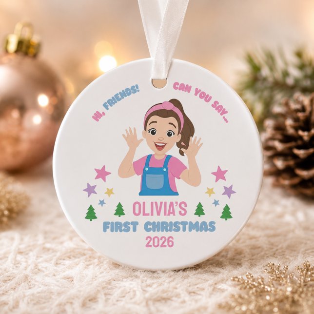Baby's First Christmas Custom Name Ornament (Creator Uploaded)