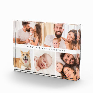 Baby's first Christmas Custom photo collage