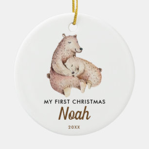 Baby's First Christmas   Cute Baby Bear Ornament