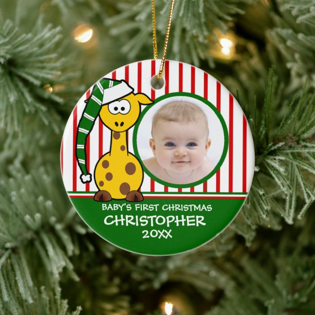 Baby's First Christmas Giraffe Ornament (Tree)