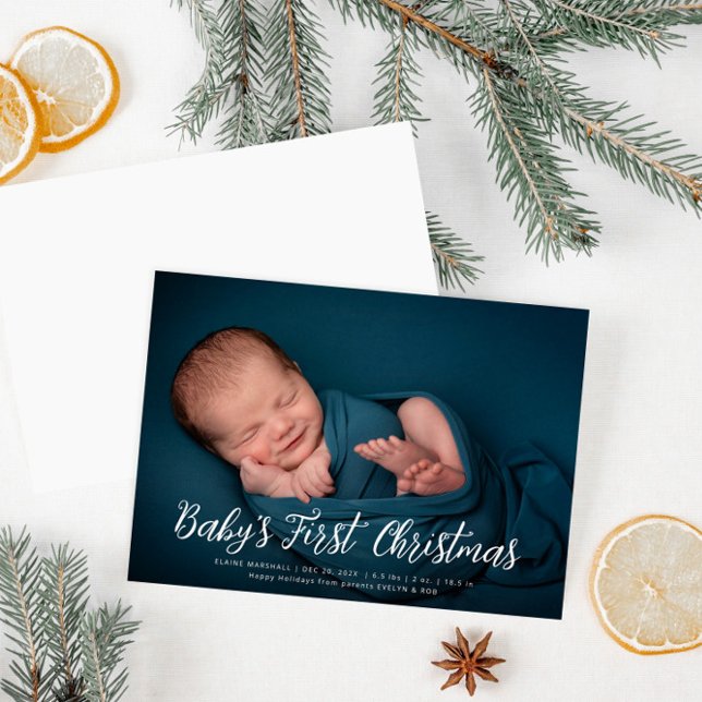 Baby's First Christmas holiday birth announcement  (Creator Uploaded)