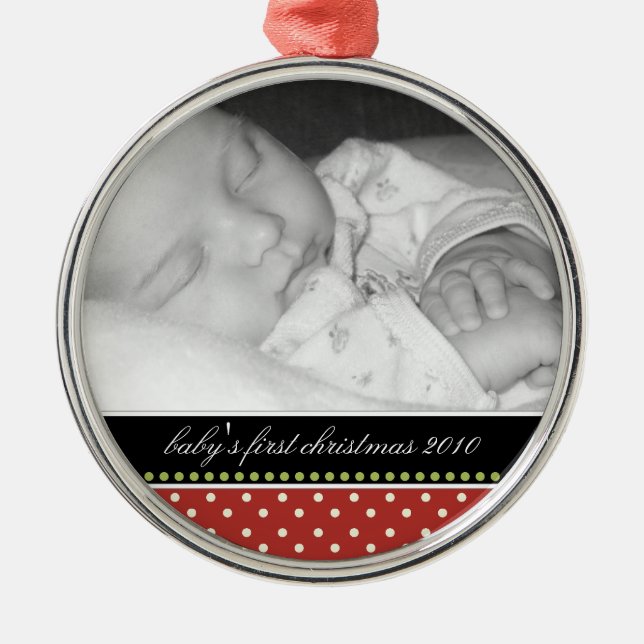 Baby's First Christmas Keepsake Ornaments (Front)