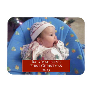 Baby's First Christmas Magnet