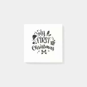 Baby's First Christmas Matching Family  Post-it Notes