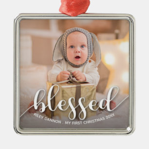 Baby's First Christmas Metal Tree Decoration