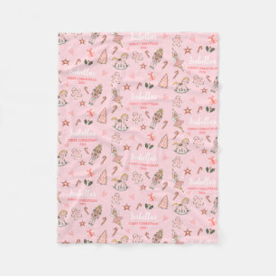 Babys First Christmas Nutcracker Blanket