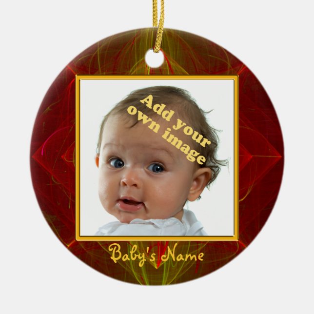Baby's First Christmas Ornament (Front)