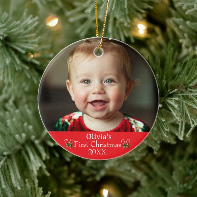 Baby's First Christmas Ornament (Tree)