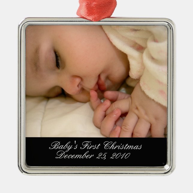 Baby's First Christmas Ornament (Front)