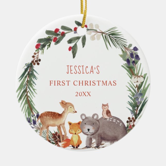 Baby's First Christmas Ornament (Front)