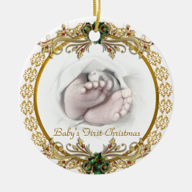 Baby's first Christmas ornament (Front)