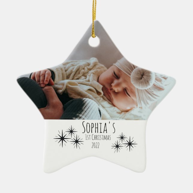 Baby's first Christmas ornament (Front)