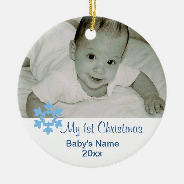 Baby's First Christmas Ornament (Front)