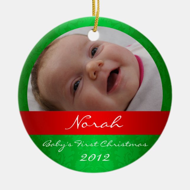 Baby's First Christmas Ornament (Front)