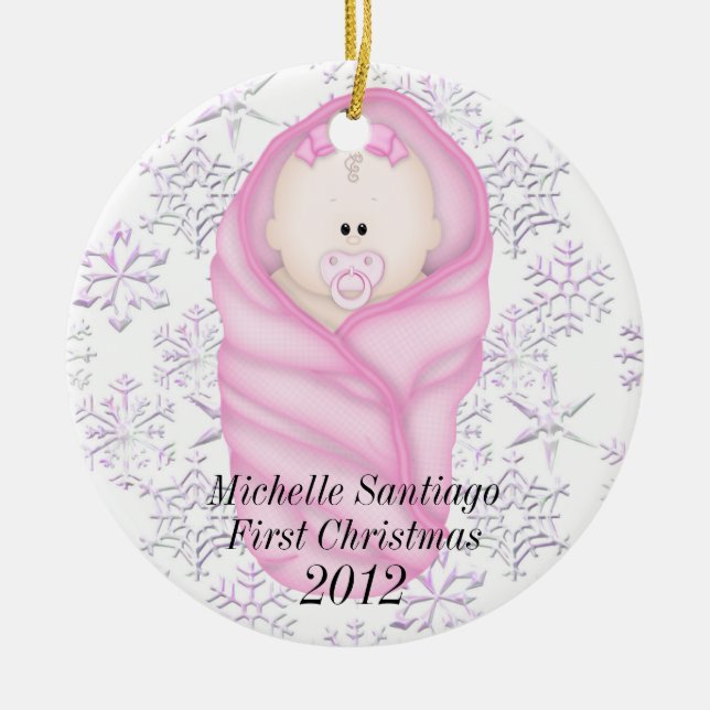 Baby's First Christmas Ornament (Front)