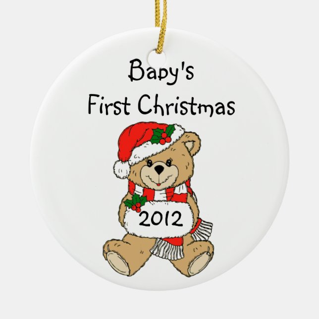 Baby's First Christmas Ornament 2012 (Front)
