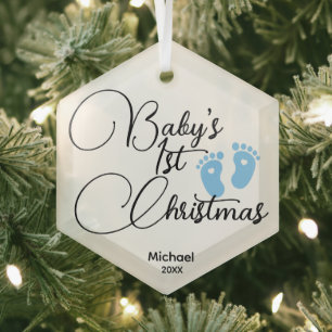 Baby's First Christmas Ornament Baby Boy Christmas