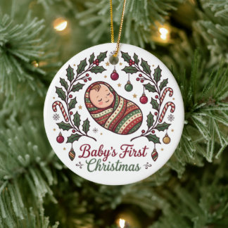 Baby's First Christmas Ornament | Classic Cute